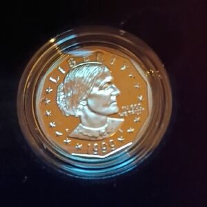 1999 Susan B. Anthony Proof Dollar w/Certificate Of Authenticity from U.S Mint